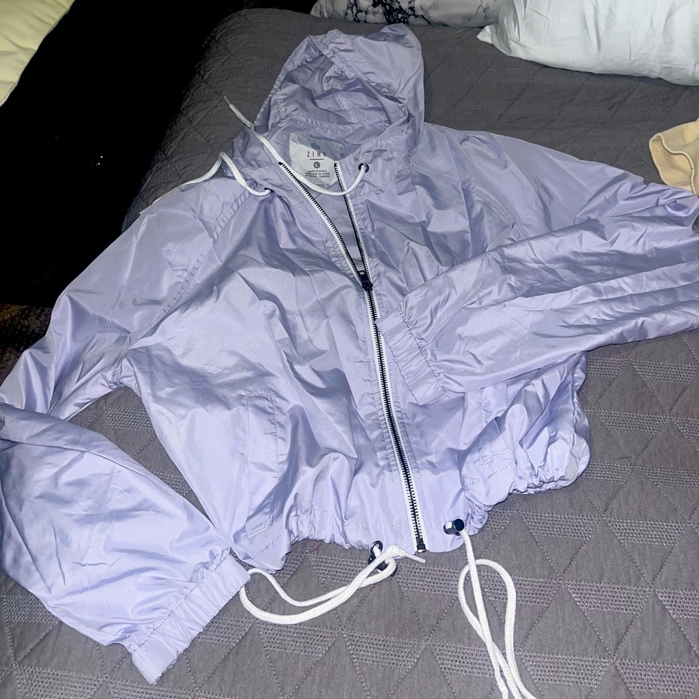 Zumiez Lavender purple windbreaker!